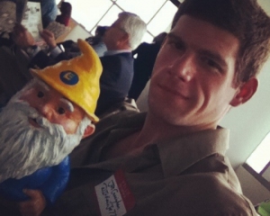 Me and my gnome - it's a love-hate relationship.